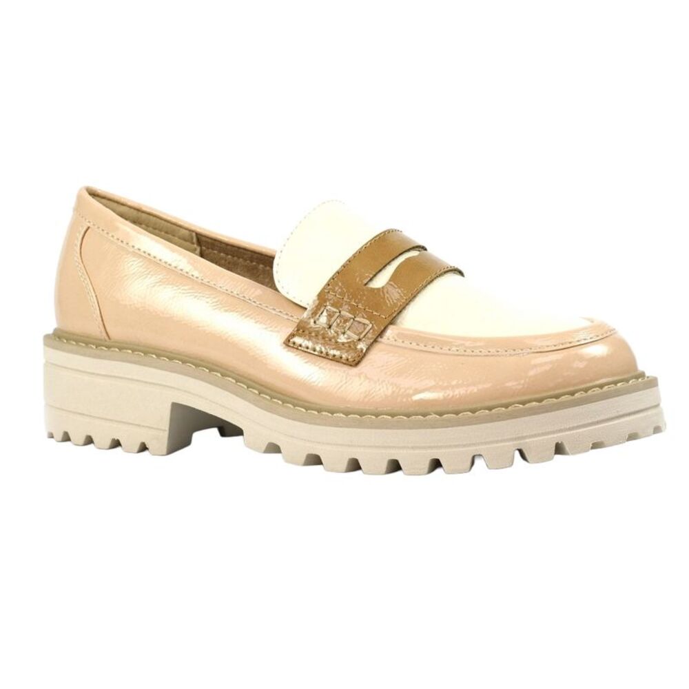 Lunar Womens/Ladies Esme Loafers / Nude
